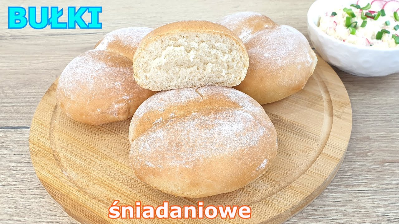 Szybkie BUŁKI śniadaniowe - już nie kupuję w piekarni 👌 prosty przepis bez rozczynu 👍 frytkownica