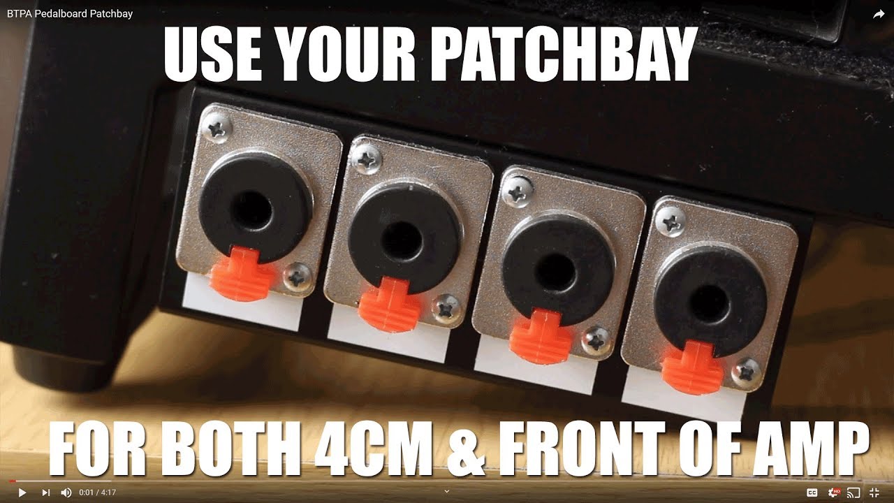 How to use a pedalboard Patchbay for BOTH! 4 cable Method and into the front of Amp