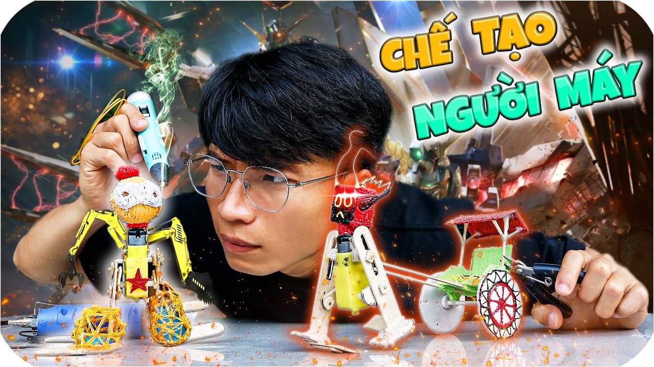 Tony | Chế Tạo Người M&aacute;y Biết Đi 🤖 𝐑𝐨𝐛𝐨𝐭 𝐖𝐢𝐭𝐡 𝟑𝐃 𝐏𝐞𝐧