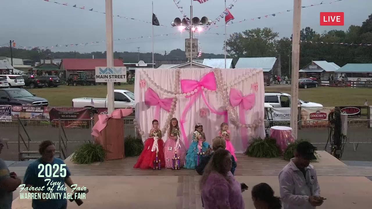 2025 Tiny Fairest of the Fair Warren County TN