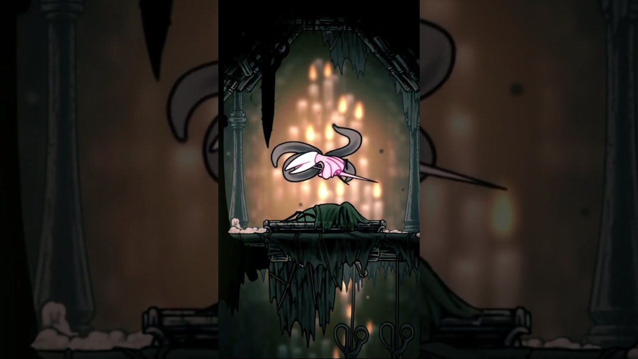 Что произойдёт, если привязать герб, будучи проклятым? #silksong #hk #hollowknight #hornet #cursed