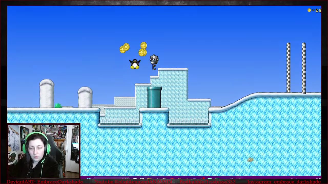 Super Tux Penguin -test dual stream-