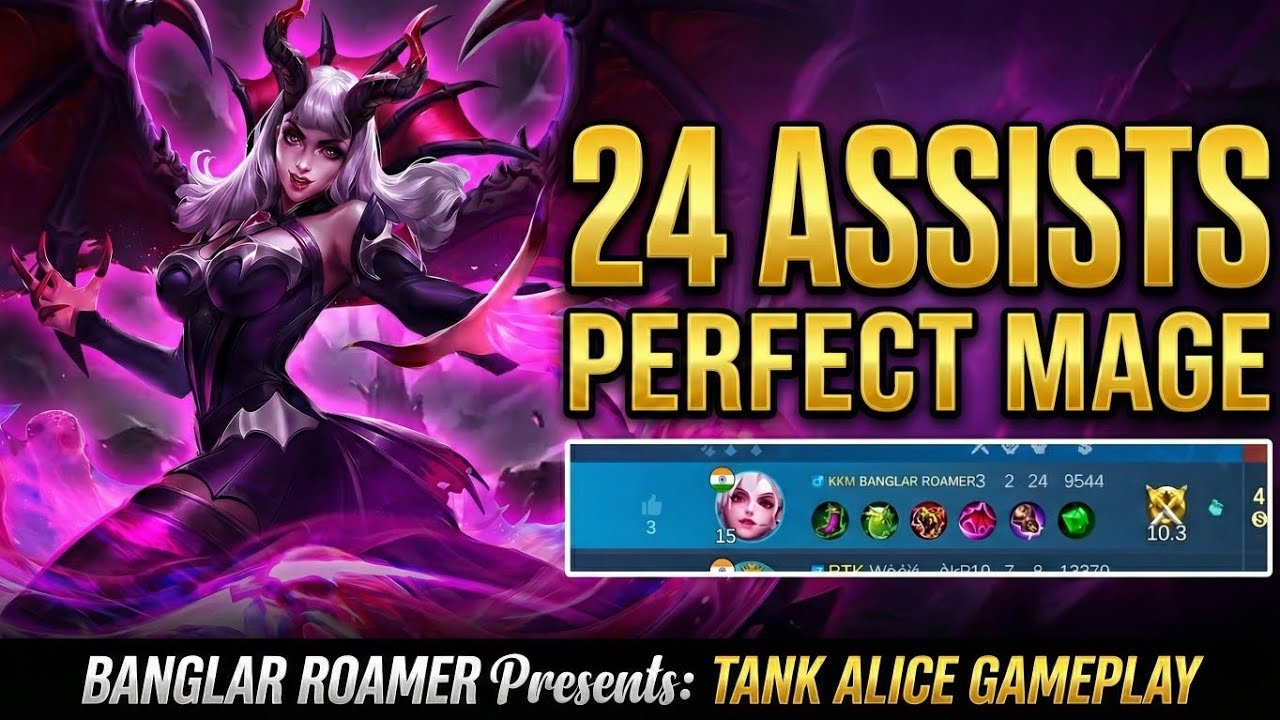 Unkillable Tank Alice! 24 Assists | BANGLAR ROAMER Gameplay 