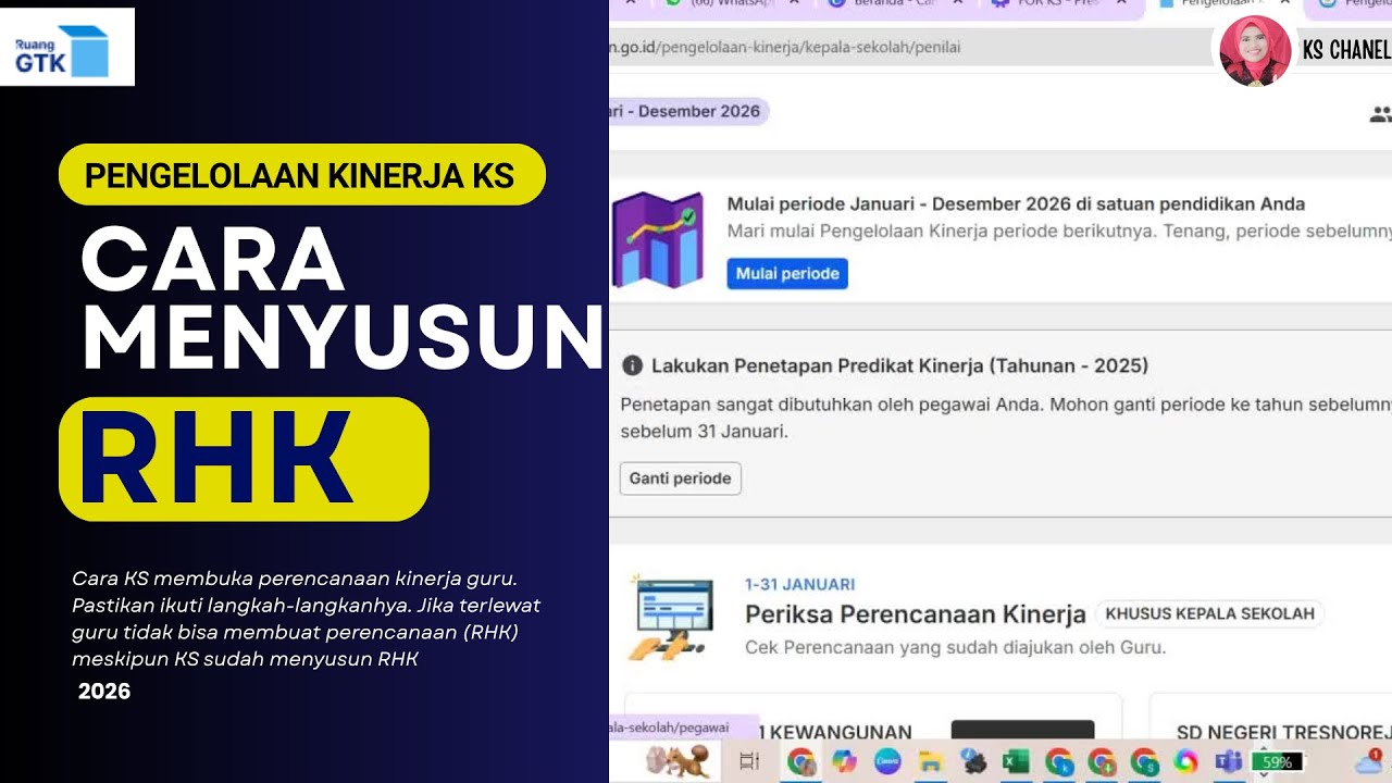 BARU!!!!CARA KS MENYUSUN RHK PADA RUANG GTK. SEGERA!!!!!
