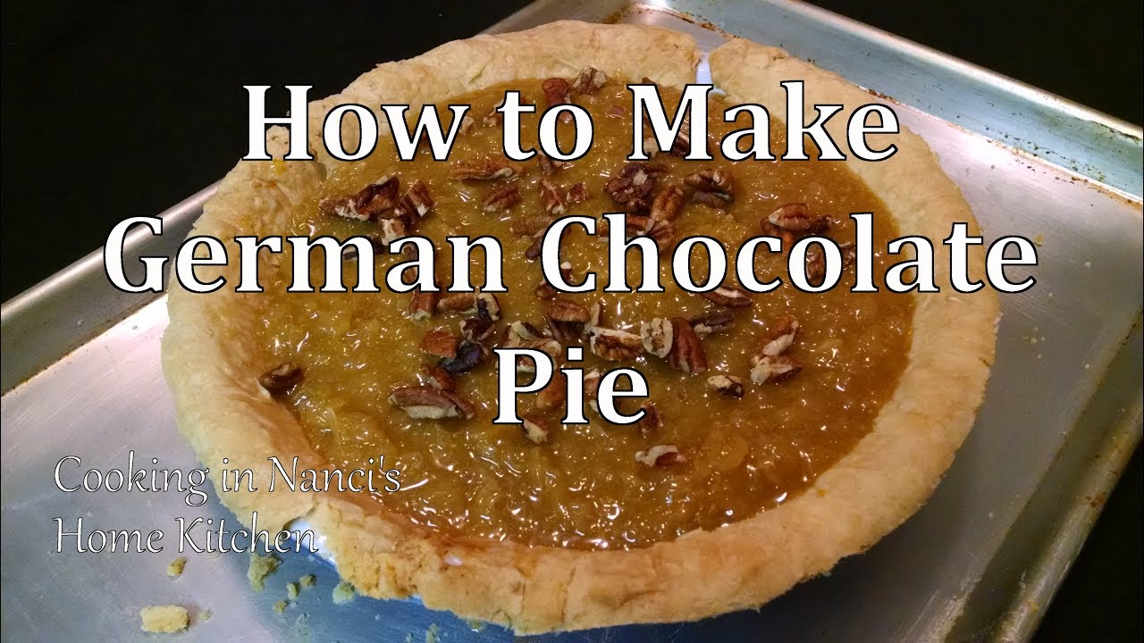 German Chocolate Pie