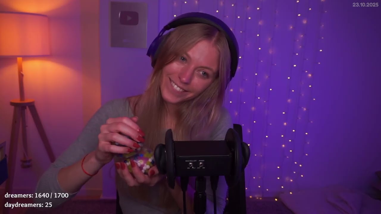 ASMR Relaxing ASMR Triggers (Whisper) *Previous Livestream*