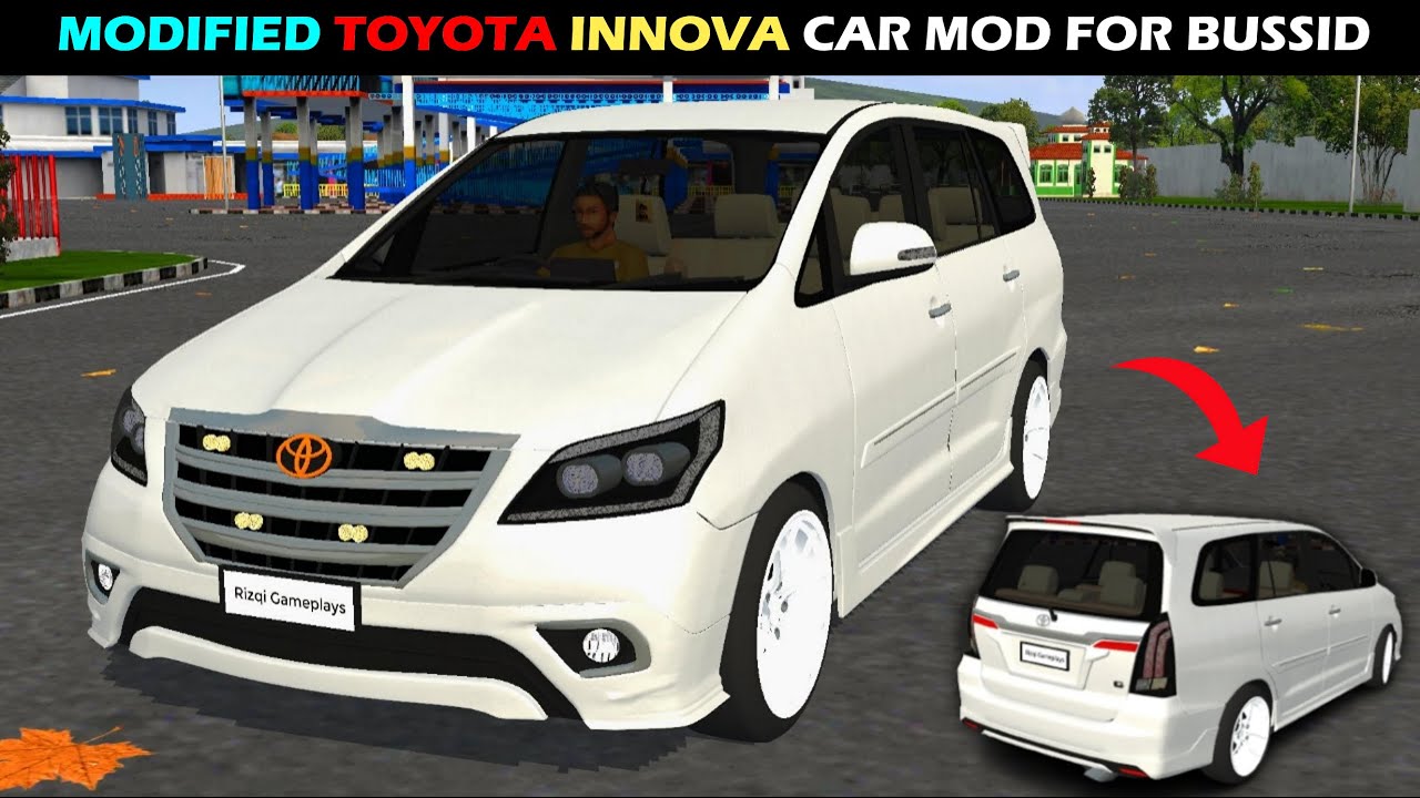 Modified Toyota Innova Car Mod For Bus Simulator Indonesia | Car Mod For Bussid | #bussid