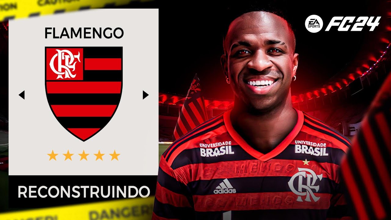 RECONSTRUINDO o FLAMENGO | EA FC 24 | MODO CARREIRA 🔴⚫