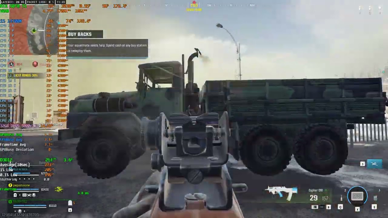 RTX 5070 Ti | i7 14700K | DDR5 7800 CL36 | Warzone Season 2 Verdansk | 1440p Basic | Undervolted