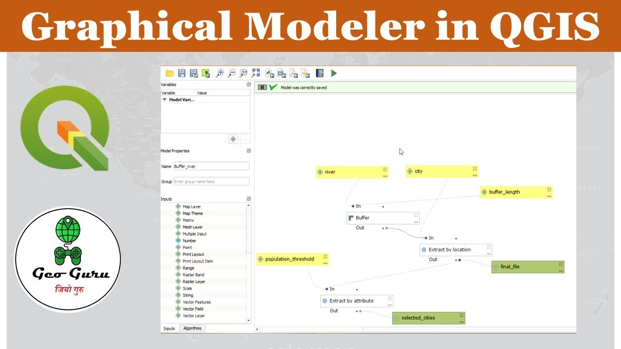 Graphical Modeler in QGIS | Simplfy your complex GIS workflow