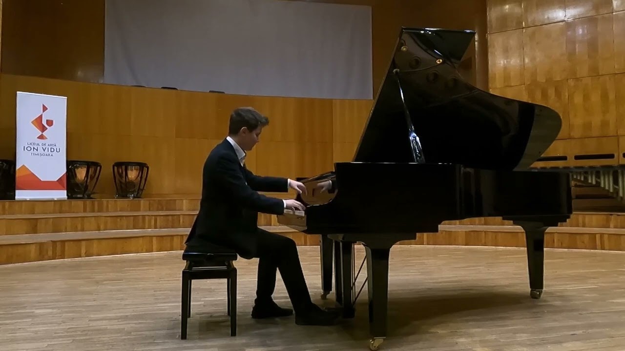 Petru Cătălin Turcu plays J  S  Bach BWV 846 and F  Chopin Ballade op   23