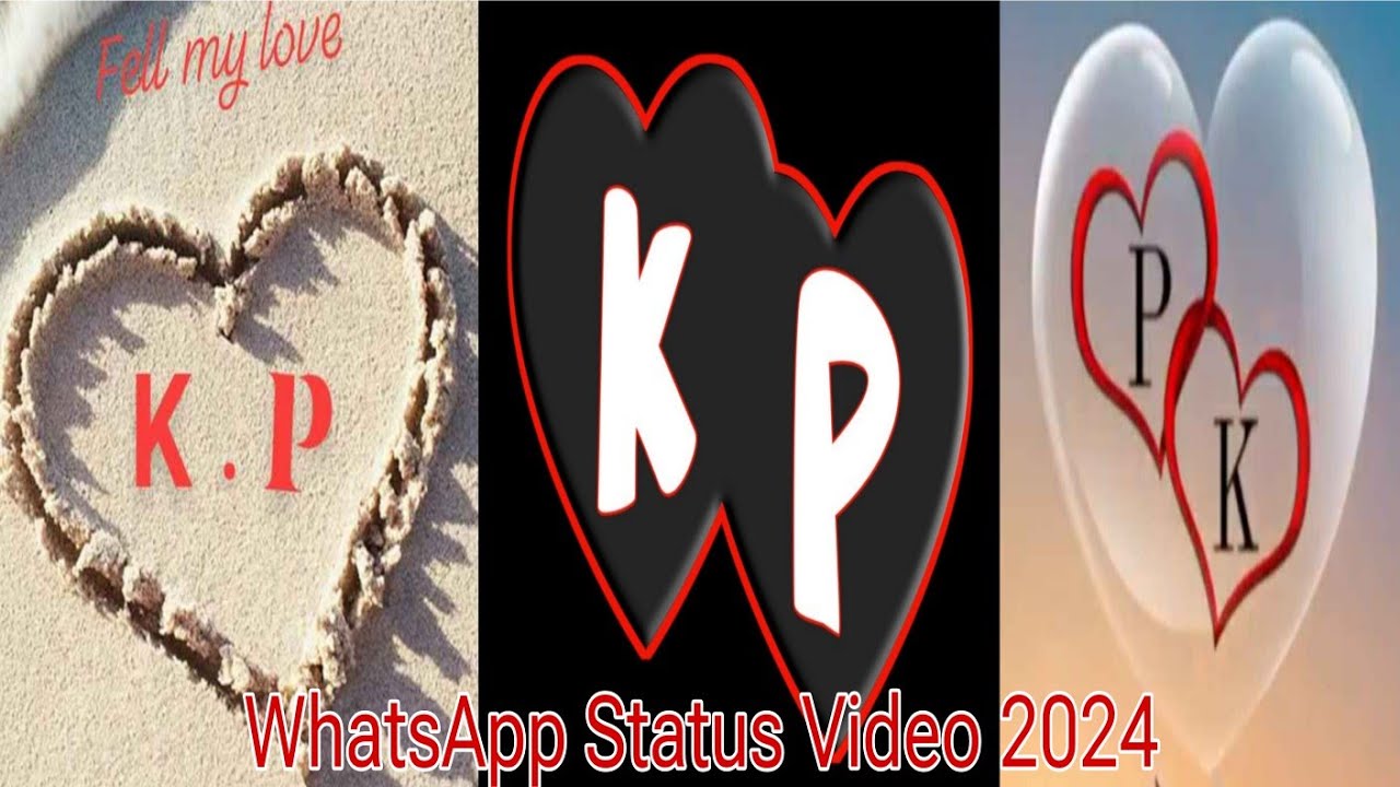 💕k p name status video 2024💓K p letter WhatsApp status🌹K p love status❤️kp Sed status 💕#saheli#2024💕