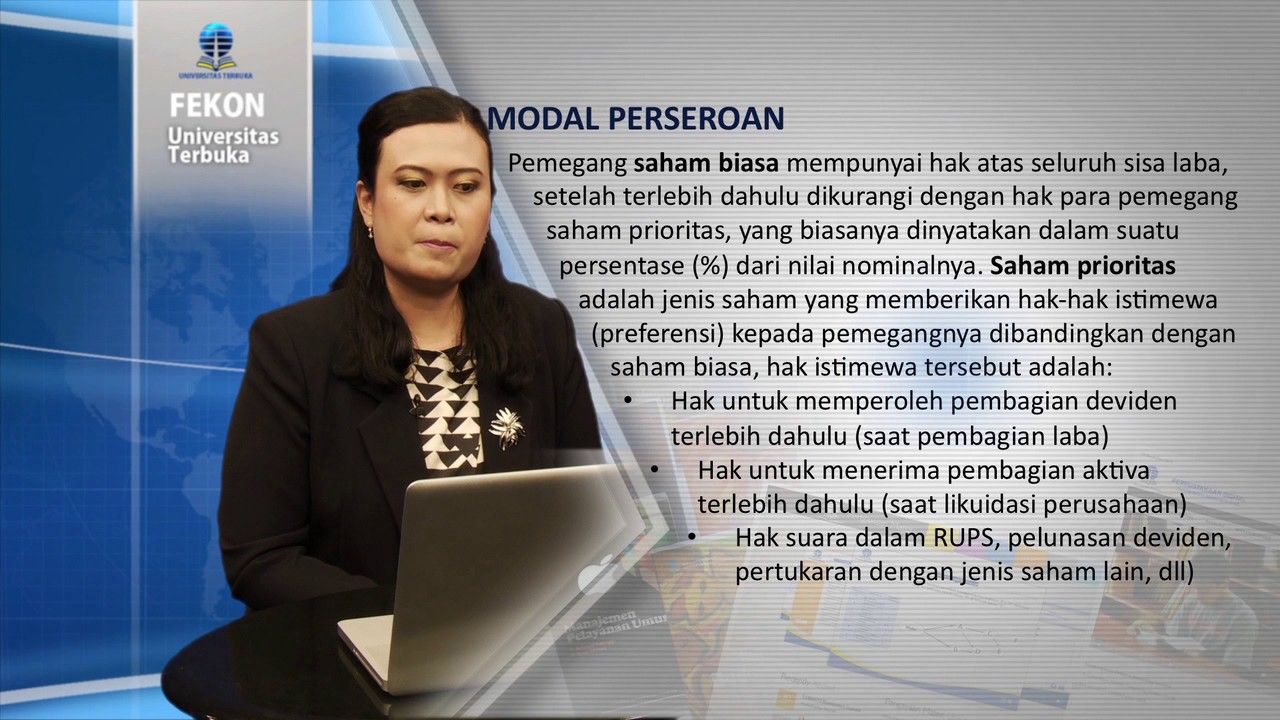 EKMA4115 Pengantar Akuntansi - Akuntansi Untuk Perusahaan Persekutuan dan Perseroan