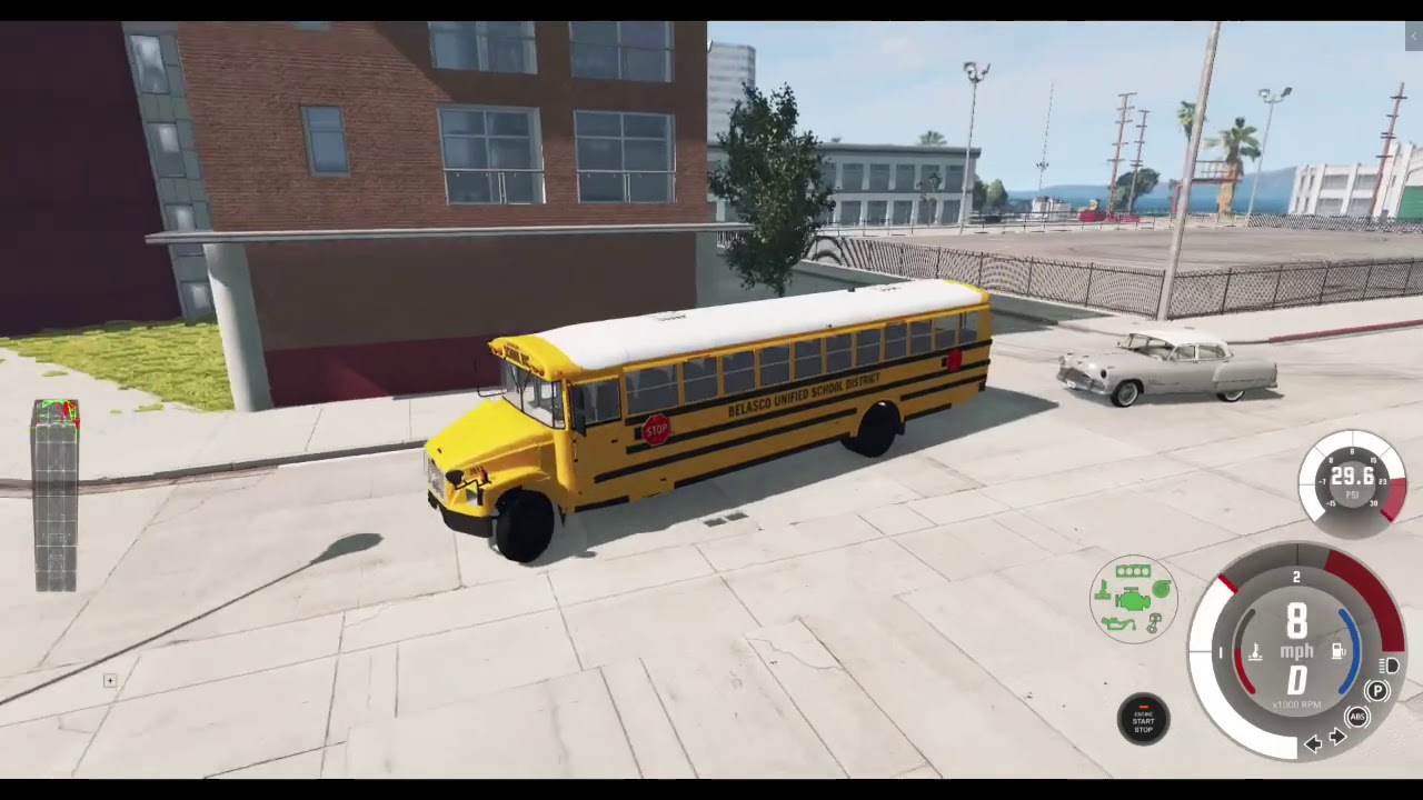 BeamNG drive mod review A new school bus