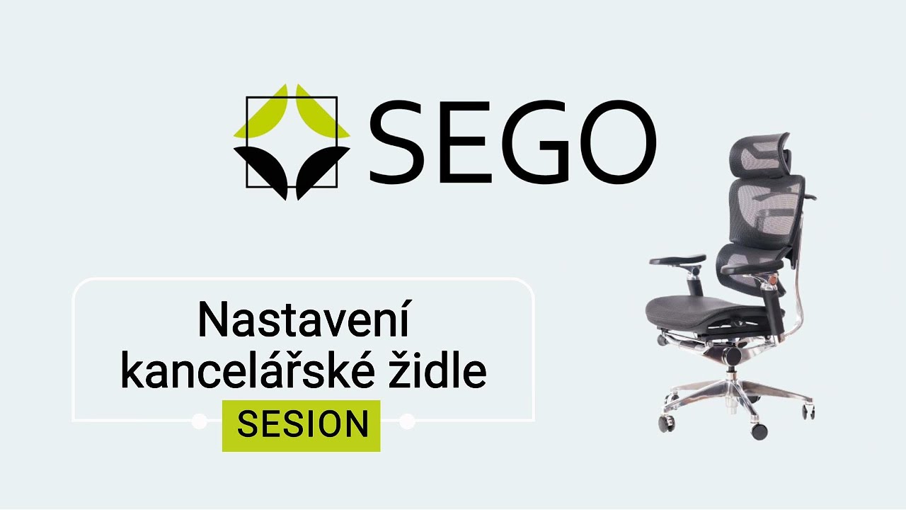 Perfektní nastavení kancelářské židle SESION: Optimální nastavení pro dlouhé sezení
