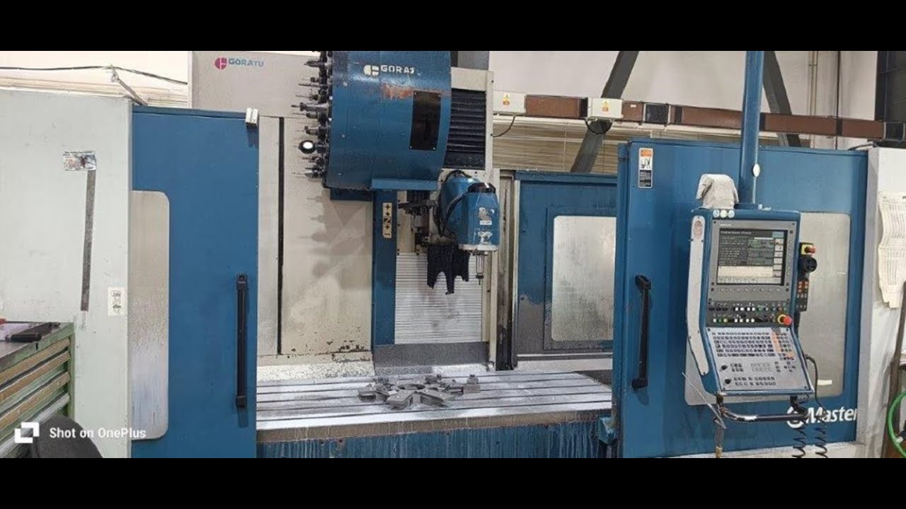 CNC bed type milling machine GORATU GBM 31, Company Amaron s.r.o.