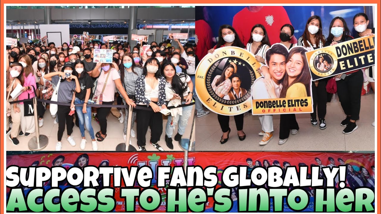 HE'S INTO HER ALL ACCESS EXPERIENCE ! HELLOW TO ALL SUPPORTIVE FANS FOR DONBELLE