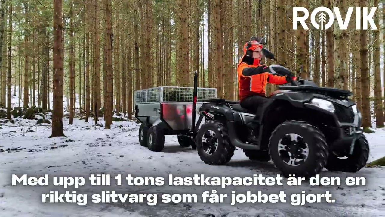 ATV-Vagn med Vinsch AV800 från Rovik