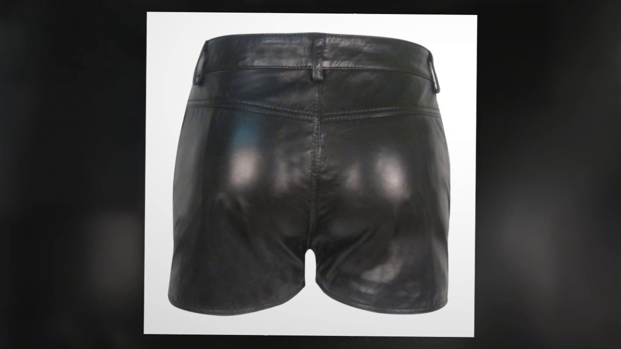 Leather Shorts With Two Pockets