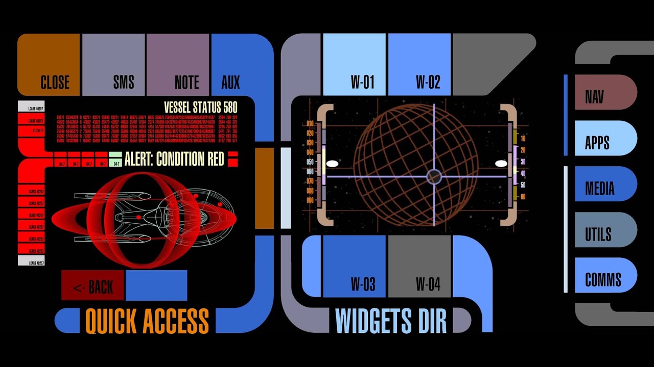 Star Trek LCARS theme large (Total launcher)