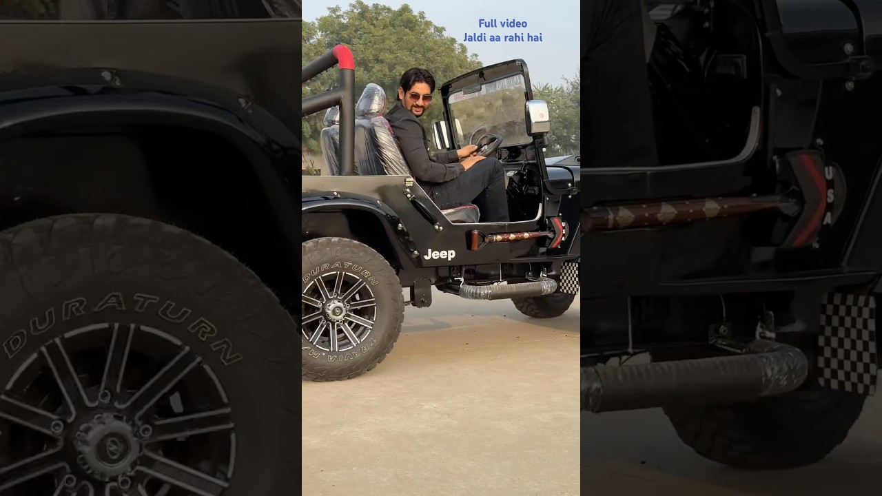 Modified jeep at online order by Rajesh Jain motor 9035785000