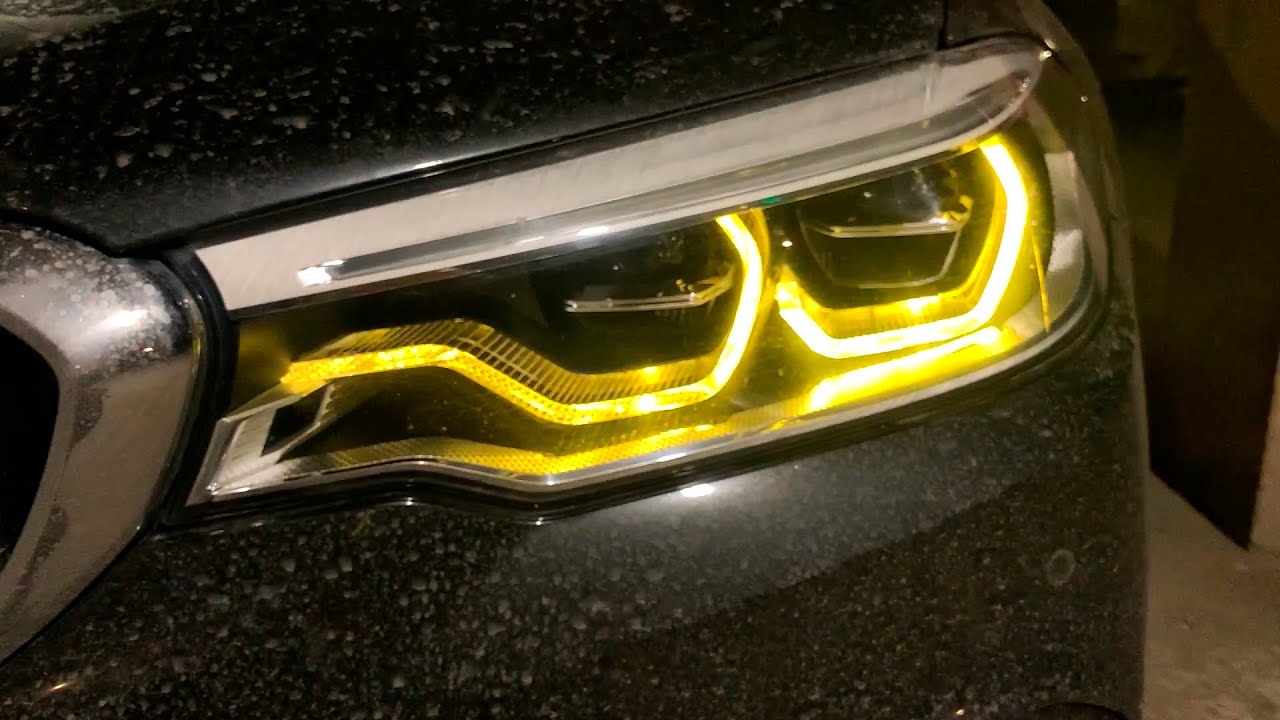 Выгорание ангельских глазок BMW G30 - полный процесс ремонта, замена световодов, замена платы диодов
