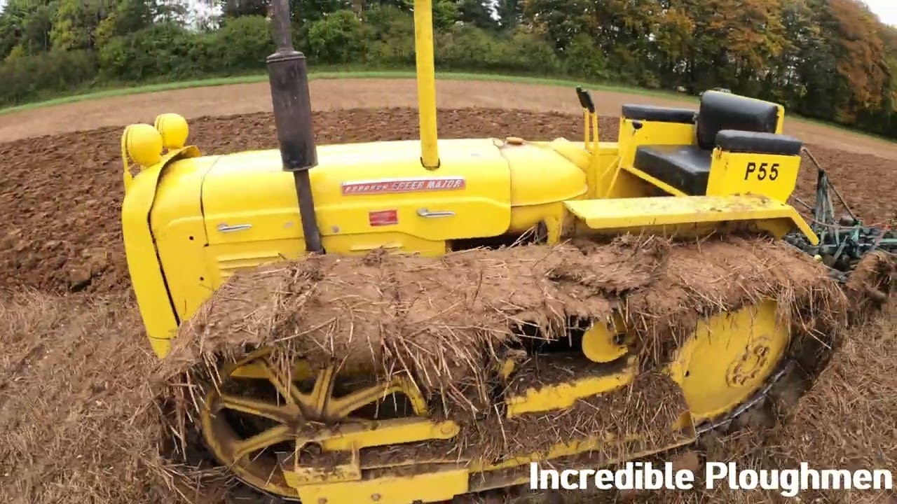 1963 Fordson County Ploughmen P55 Super Major 3.6 Litre 4-Cyl Diesel Tractor (55HP) Stockbridge 2024