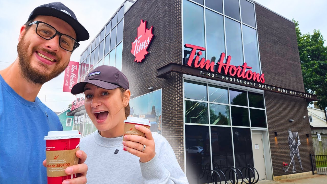 Кемпинг возле Ниагарского водопада + первая локация Tim Hortons и БЕСПЛАТНАЯ дегустация кленового...