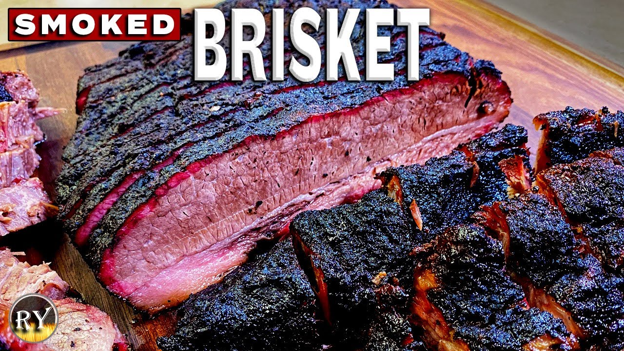 BRISKET SMOKED On The Hunsaker Vortex Drum Smoker