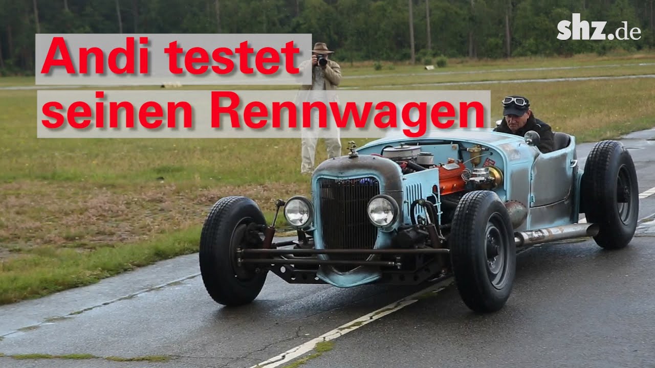 Werner Rennen 2019: Andi Feldmann testet seinen Rennwagen 