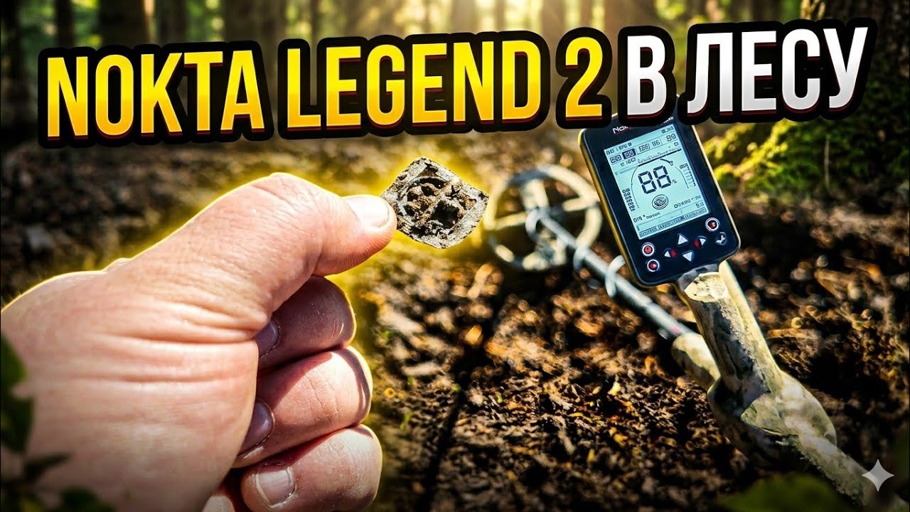 Nokta Legend 2 в лесу | Поиск монет на старых дорожках и находки старины!