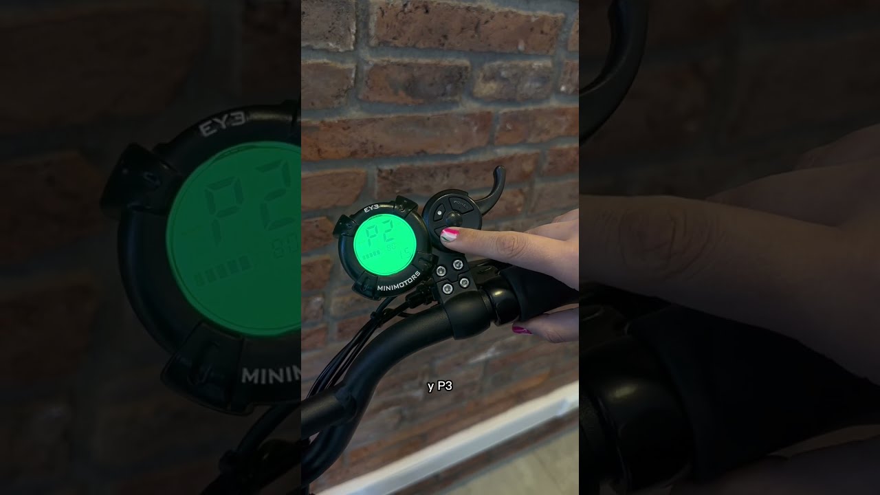 Munsac - Scooter El&eacute;ctrico: Configuraciones del Display EY3 de MiniMotors