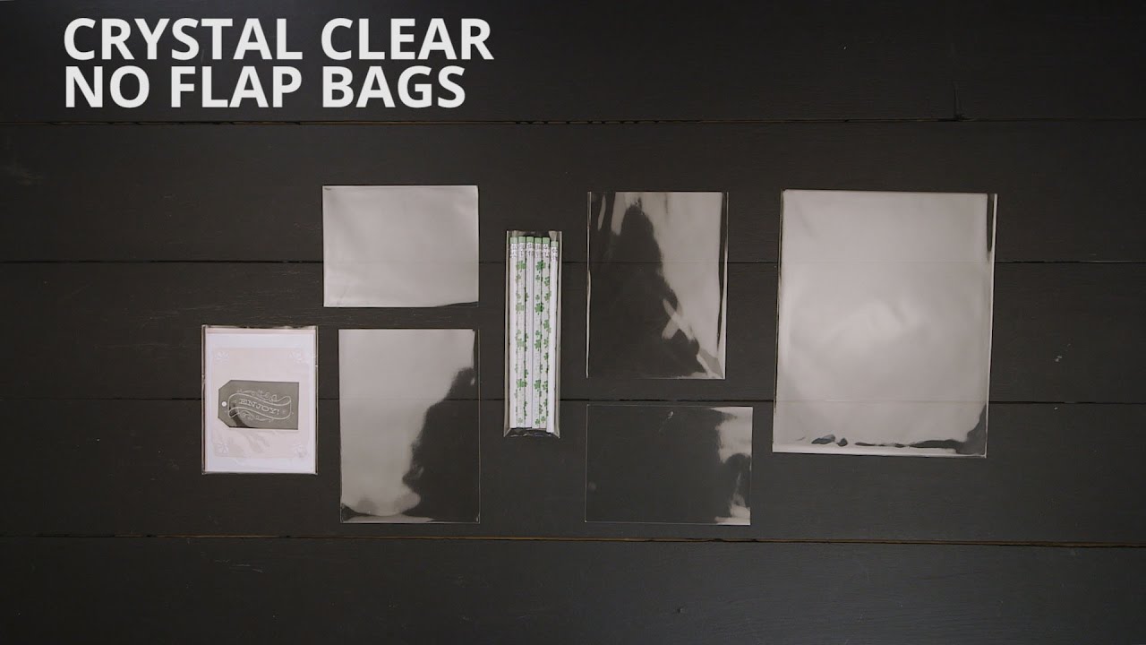 Crystal Clear No Flap Bags