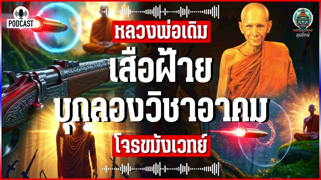 หลวงพ่อเดิม ตำนานลั่นทุ่ง ปะทะ เสือฝ้าย จอมโจรผู้ล่องหน | ลุงยักษ์