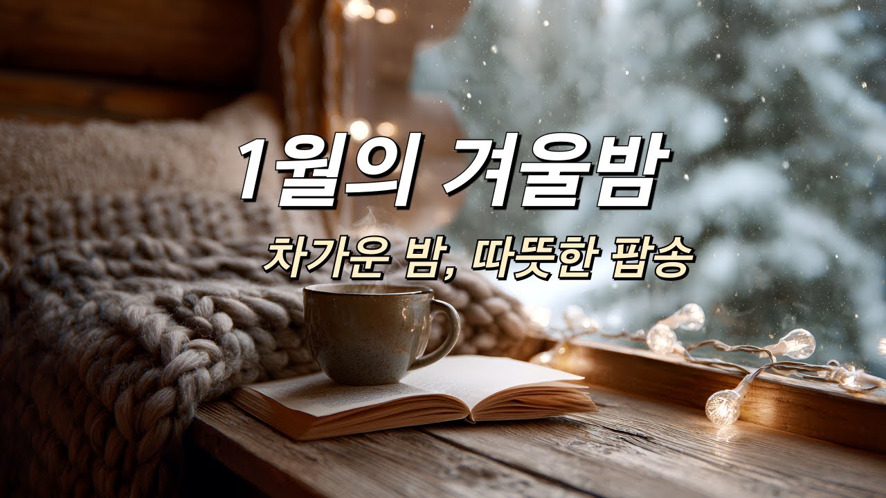 [playlist] 1월의 겨울밤 🌙 차가운 밤공기 속에서, 마음만은 천천히 따뜻해지는 밤의 팝송