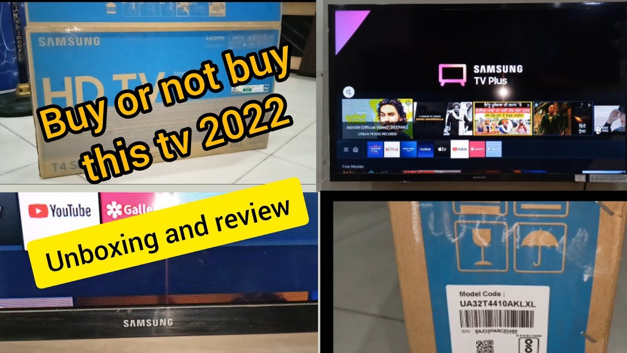 samsung 32 inch smart tv ua32t4410aklxl unboxing and full review 2022