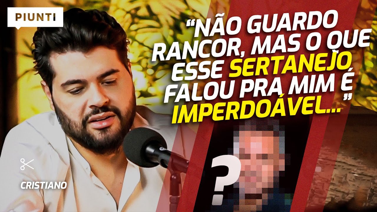 A COISA MAIS TRISTE PRA DIZER PRA UM ARTISTA | Piunti entrevista Cristiano