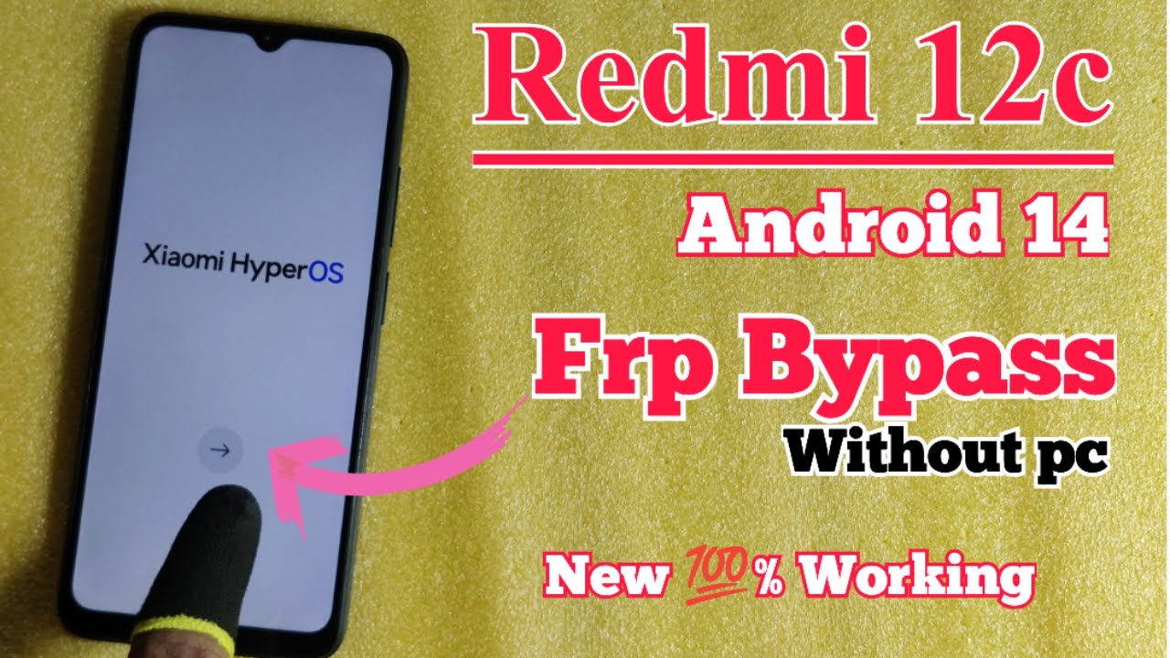 Frp Google Account Bypass Redmi 12c | Redmi 12c Frp Unlock | Redmi 12/12c Frp Bypass 2026 |