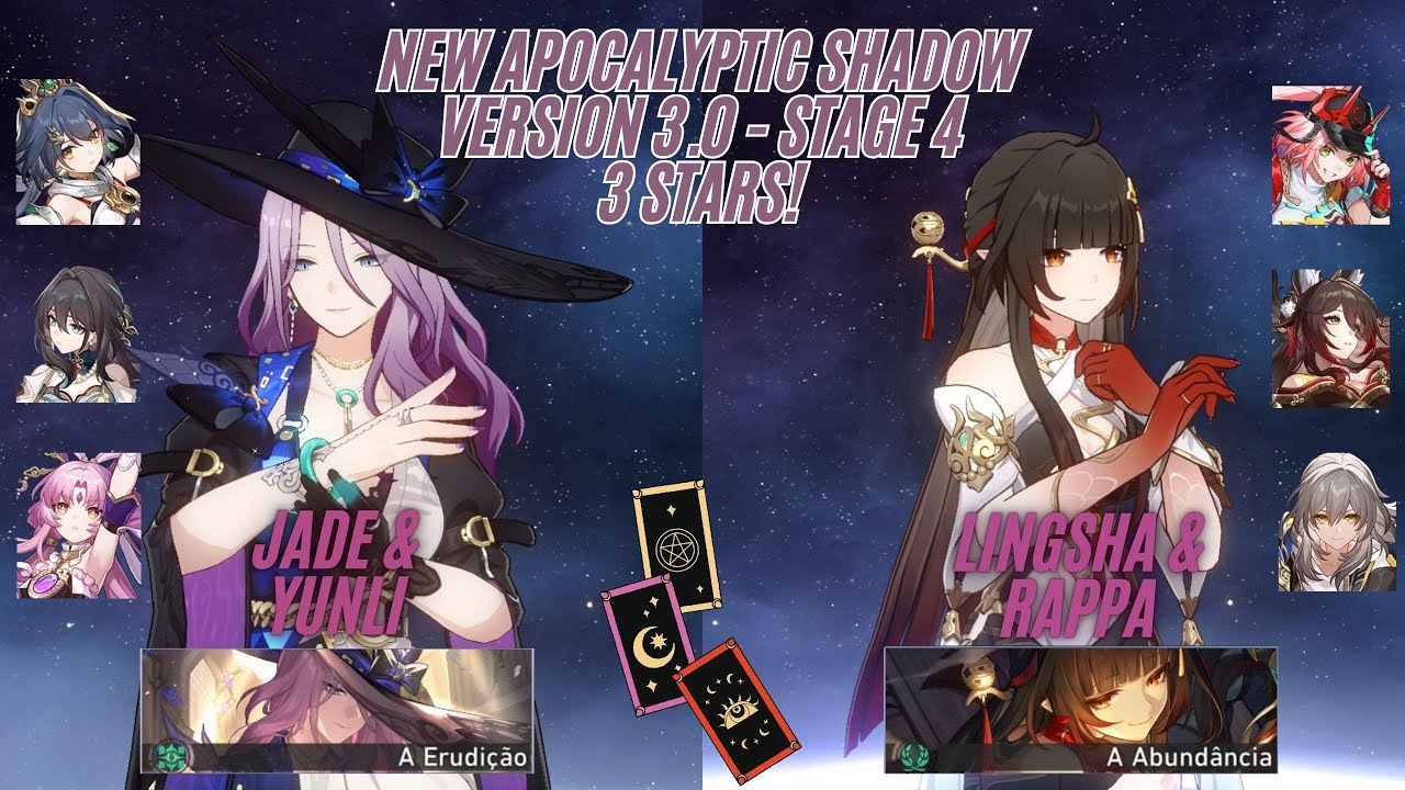 New Apocalyptic Shadow - Stage 4 - Jade & Yunli and Lingsha & Rappa - V.3.0 - Honkai Star Rail