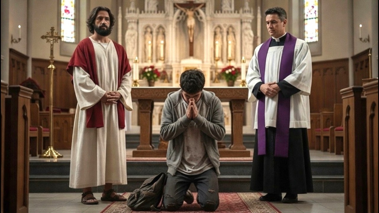 JESÚS EXTENDIÓ SU MANO AL MENDIGO… PERO LO QUE ENTRÓ POR LA PUERTA DE LA IGLESIA TE HELARÁ LA SANGRE