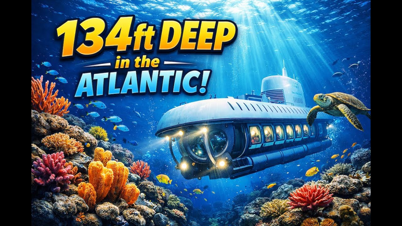134ft Underwater in Barbados | Atlantis Submarine Adventure