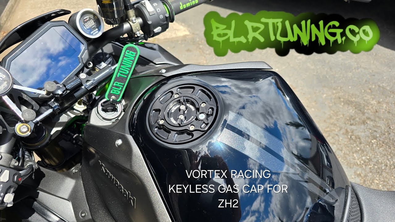 VORTEX KEYLESS GAS CAP FOR KAWASAKI ZH2