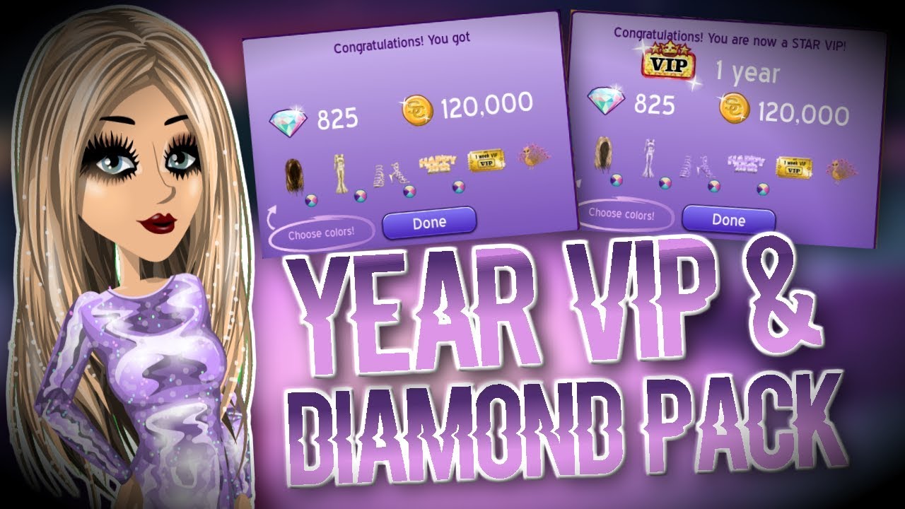 1 YEAR VIP & DIAMOND PACK! // MSP