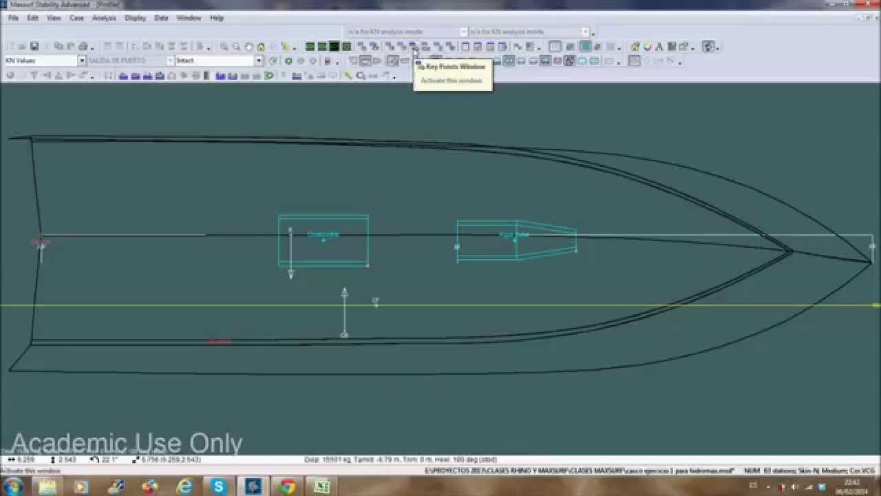 VIDEOTUTORIAL 3 INTRODUCCION AL MAXSURF STABILITY