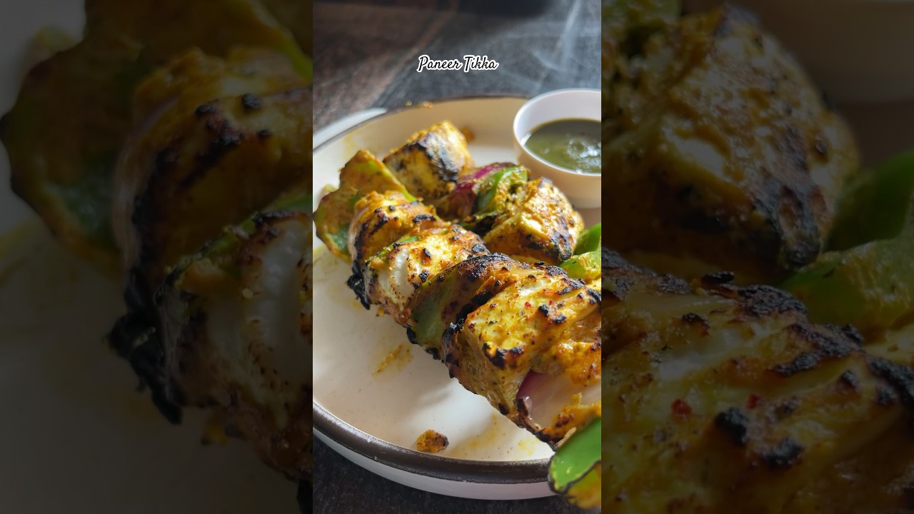 Paneer Tikka Recipe 😍 #easyrecipe