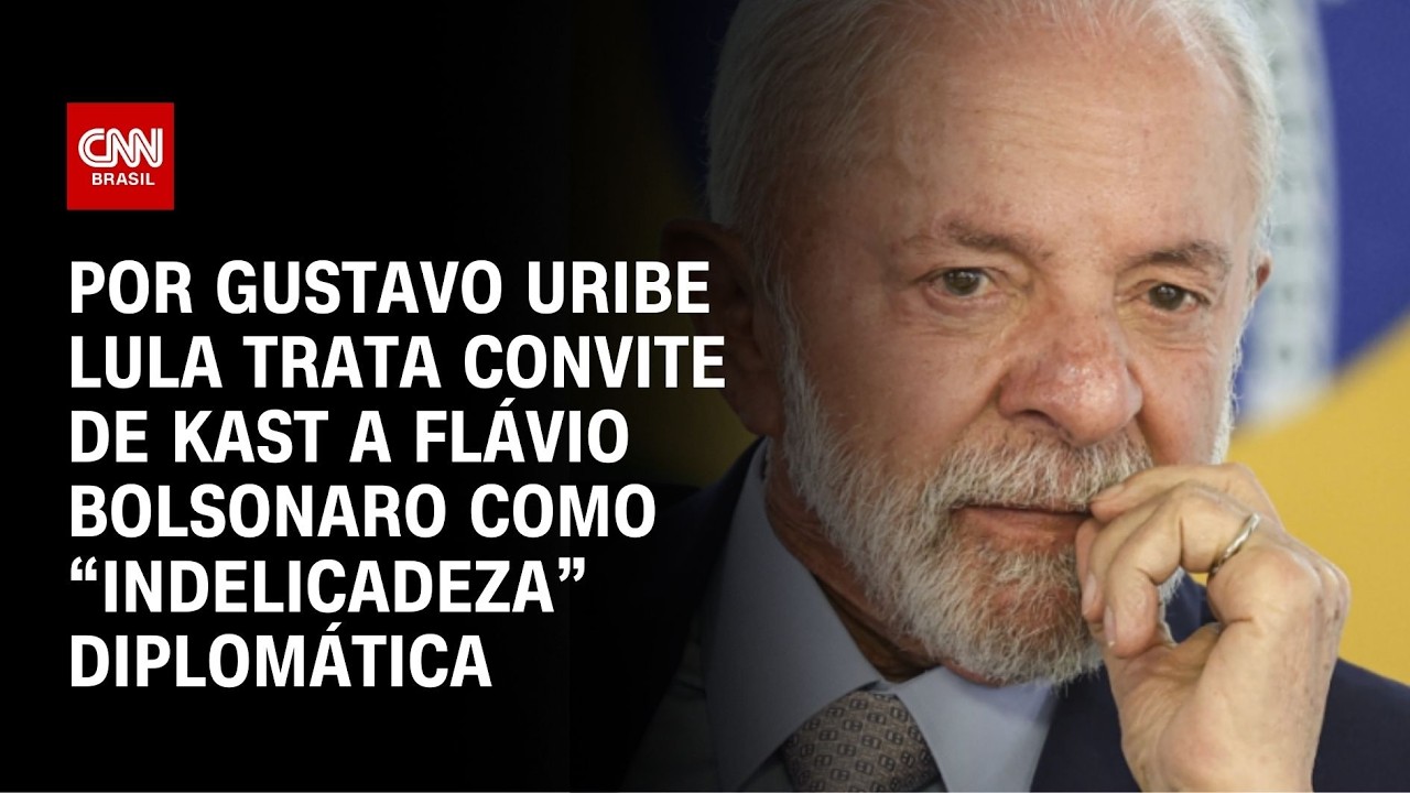 Lula trata convite de Kast a Flávio Bolsonaro como “indelicadeza” diplomática | BASTIDORES CNN