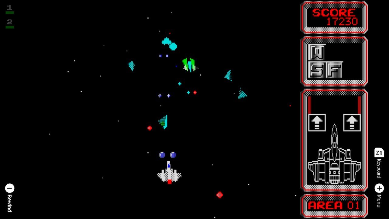 EGGCONSOLE SILPHEED PC-8801mkIISR Gameplay 🚀 Nintendo Switch - Classic shmup