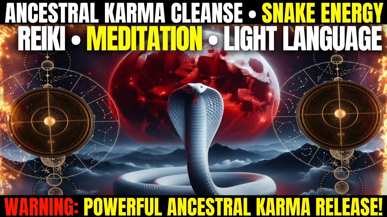 Ancient Snake Energy: Sacred Karmic Cleanse! REIKI Energy Healing