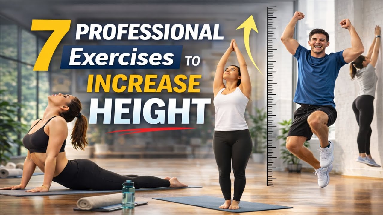 How To Increase Height Naturally: 7 Effective Exercises You Should Practice Daily To Grow Taller। 