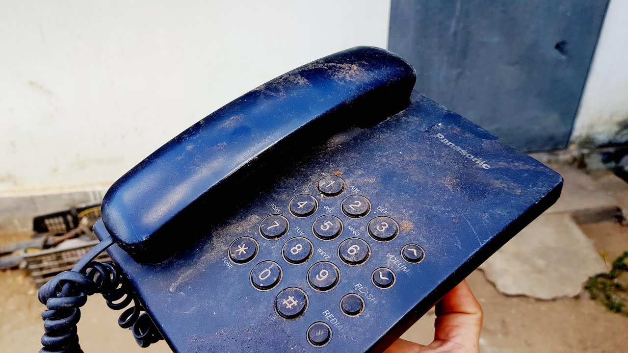 Restoration landline phone Panasonic | Restore abandoned desk phone